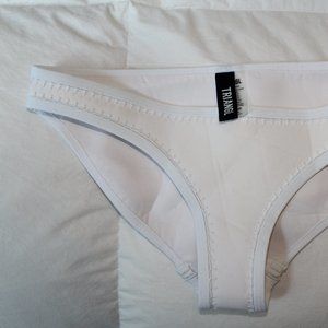 Triangl Swim Bottoms Cream/ White Cheeky Neoprin